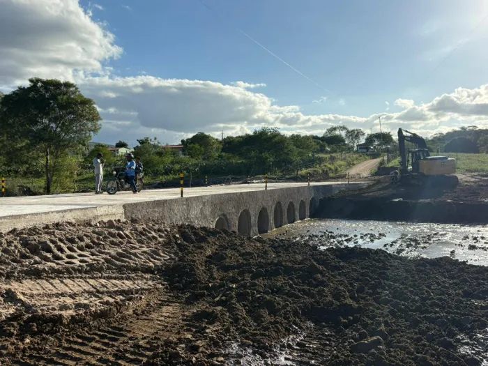 Passagem molhada em São José da Tapera recebe últimos ajustes para ser inaugurada - Ascom DER