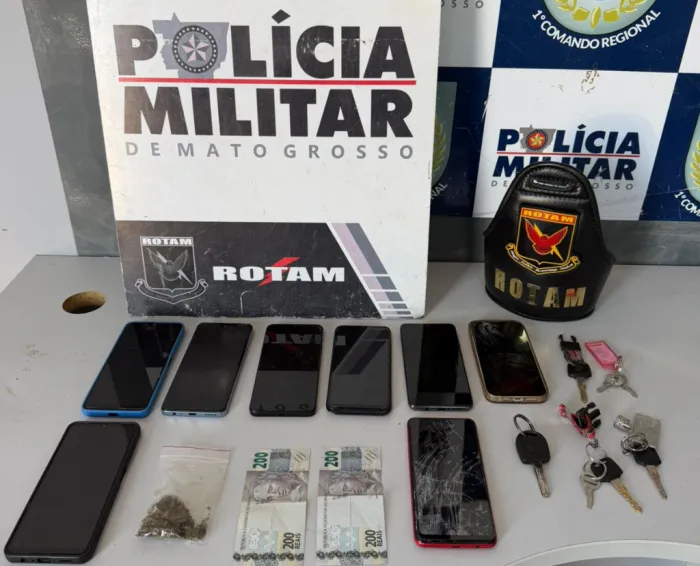 Rotam desarticula rede de estelionato e conduz quatro suspeitos em Cuiabá