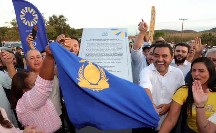 Governador Wanderlei Barbosa inaugura pavimentação da TO-387, entre Conceição e Taipas, atendendo a uma reivindicação histórica da população - Foto: Antonio Gonçalves/Governo do Tocantins