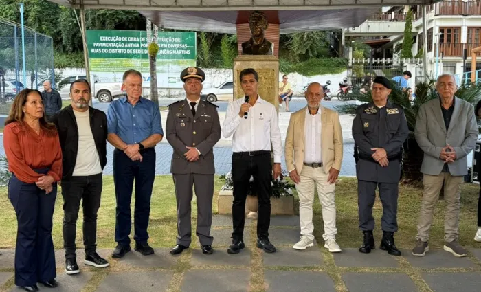 Polícia Militar participa da solenidade em homenagem ao dia de Domingos Martins