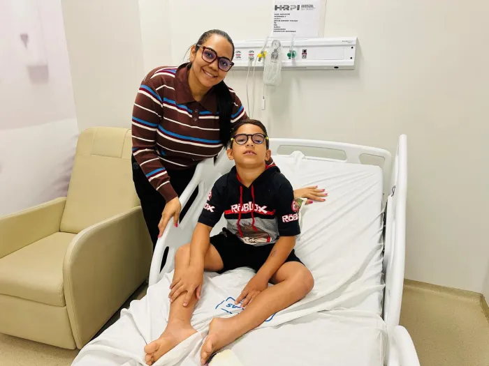 Mutirão de Cirurgias Bucomaxilofacial no HRPI muda vida de criança de 6 anos