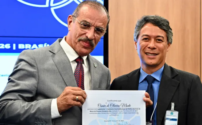 Delegado Douglas Sie Carreiro Lima destacou o encontro como oportunidade de atualização e fortalecimento das estratégias adotadas pela Polícia Civil do Tocantins - Foto: Isaac Amorim/MJSP