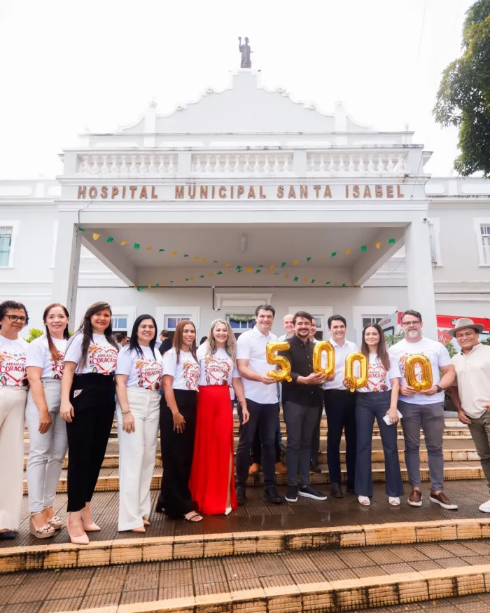 Leo Bezerra celebra marca de 5 mil vidas salvas pelo Serviço de Hemodinâmica do Hospital Santa Isabel