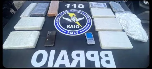 Polícia Militar captura homem e apreende quase 11 kg de drogas em Tauá