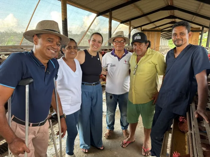  Granja Oliveira, localizada na 4ª Linha da Gleba G, em Ji-Paraná (Foto: Assessoria Parlamentar)