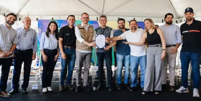  Cerimônia de assinatura da Ordem de Serviço (Foto: Assessoria Parlamentar)