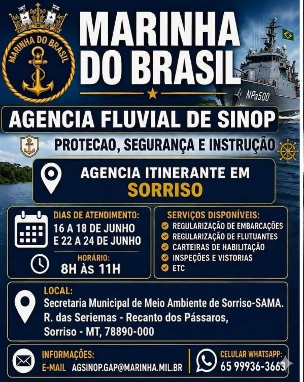 Foto: Reprodução/Prefeitura de Sorriso - MT