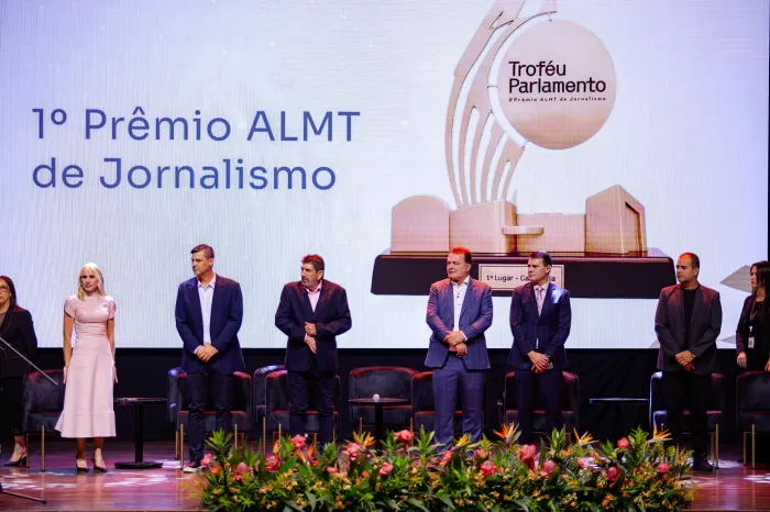 Os vencedores da 1ª edição do Prêmio ALMT de Jornalismo - Troféu Parlamento foram anunciados em cerimônia realizada no dia 29/01/2026.Foto: GILBERTO LEITE/SECRETARIA DE COMUNICAÇÃO SOCIAL