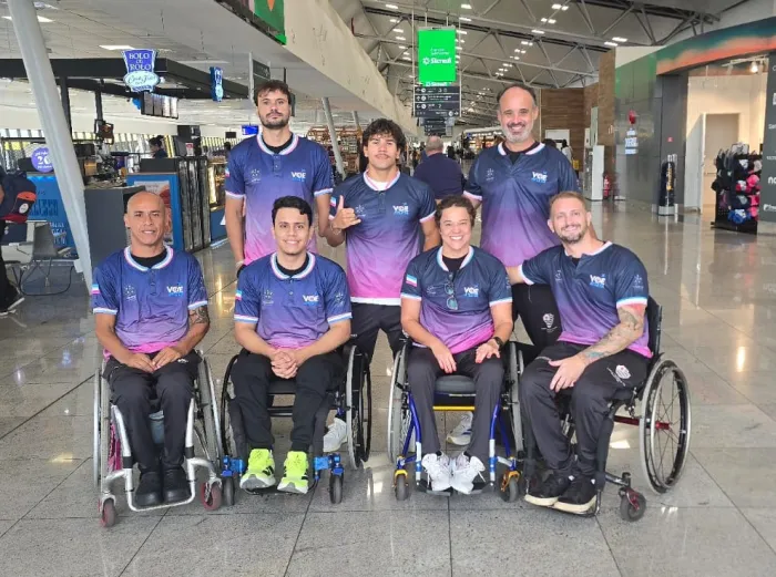 Paratletas capixabas participam do Circuito Loterias Caixa de Natação, em São Paulo