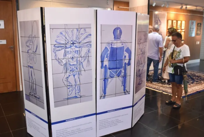 Exposição em homenagem e Norberto Pedrosa foi encerrada no Centro Cultural