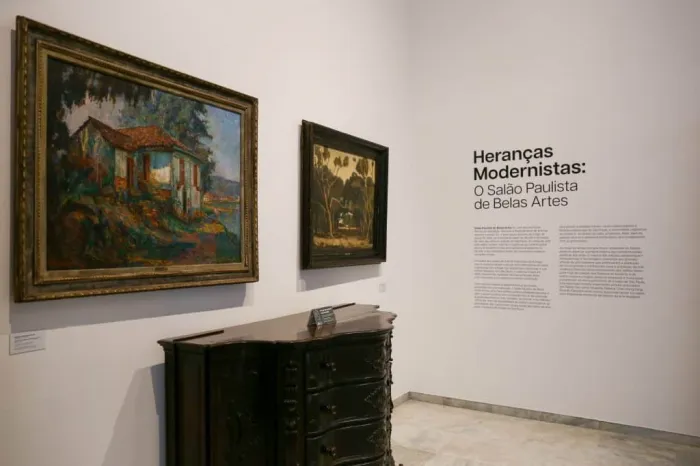 Exposição no Palácio dos Bandeirantes celebra legado do Salão Paulista de Belas Artes