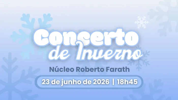 Concerto de Inverno reúne alunos dos Núcleos de Artes