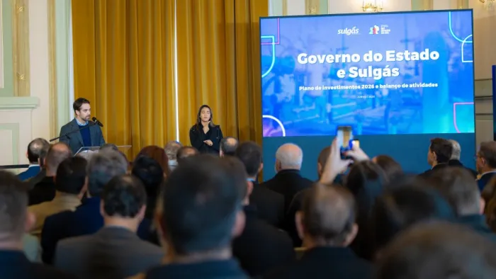 Sulgás planeja investir R$ 163,7 milhões em 2026, o maior volume de sua história, para ampliar acesso dos gaúchos ao gás natural -Foto: Vitor Rosa/Secom