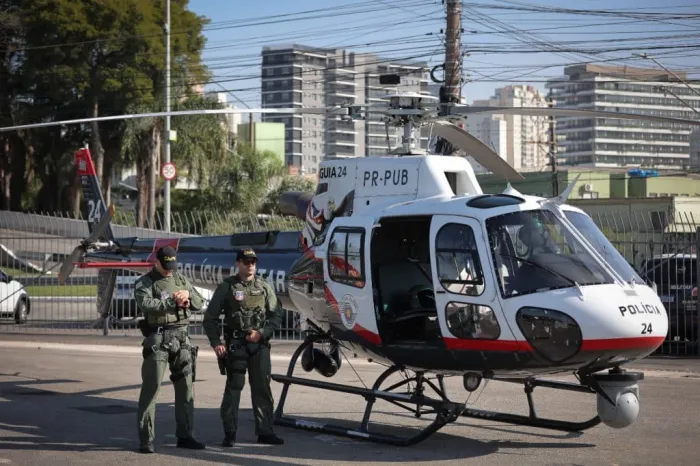 Helicópteros e drones da PM passam a operar integrados ao Muralha Paulista com reconhecimento facial e leitura de placas