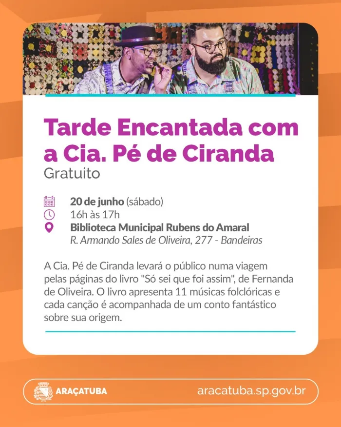 Foto: Reprodução/Prefeitura de Araçatuba - SP