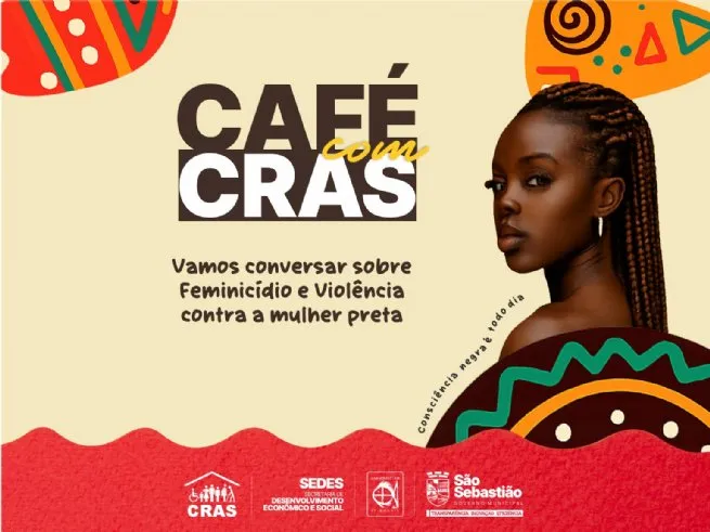 ‘Café com Cras’ debate feminicídio e violência contra a mulher em nova edição em São Sebastião