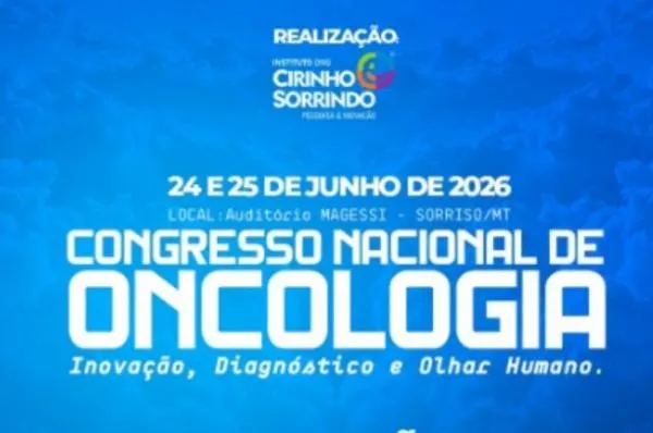 Sorriso sedia Congresso Nacional de Oncologia