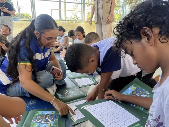 Prefeitura usa jogos e brincadeiras em educação para o trânsito