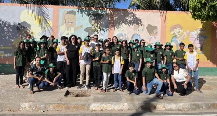 Semarh leva ação de educação ambiental para escola em Buriti dos Montes