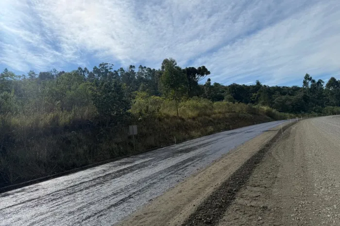 Pavimentação da rodovia entre Imbaú e Reserva chega a 7,57% de execução