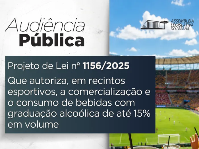 Audiência pública debaterá projeto que permite comercialização de bebidas com maior teor alcoólico em eventos esportivos