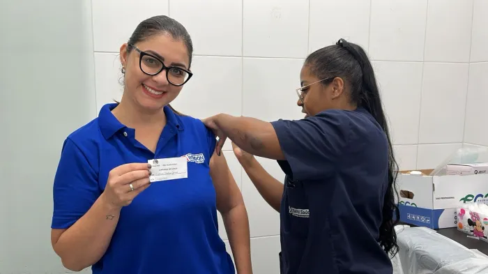 Saúde de Araçatuba aplica 228 doses da vacina contra a gripe em ação extramuro no Rondon do Jussara