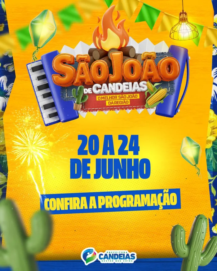 As véspera do São João, confira a grade completa dos dias de festa