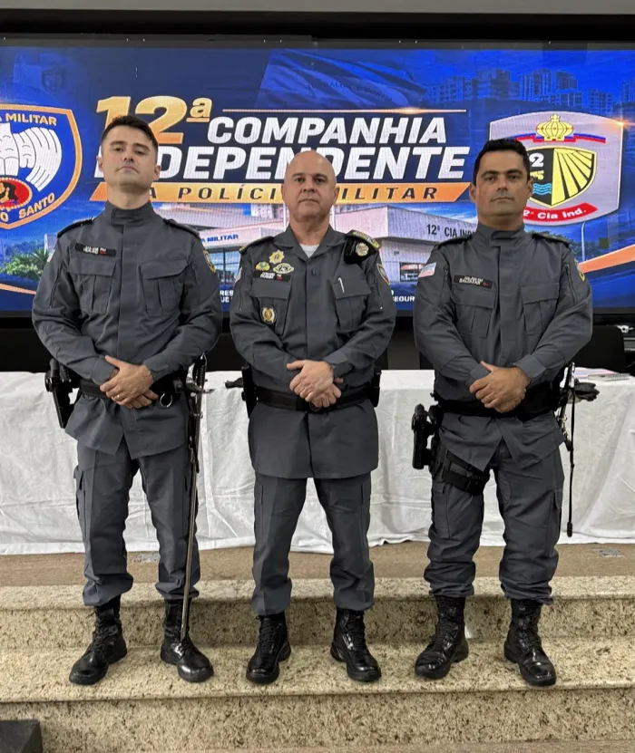 PMES realiza solenidade de passagem de comando da 12ª CIA IND