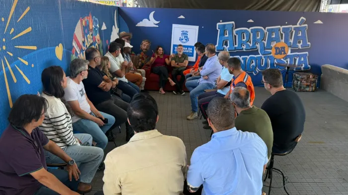 Prefeitura reforça planejamento e segurança do Arraiá da Conquista em reunião com forças de segurança