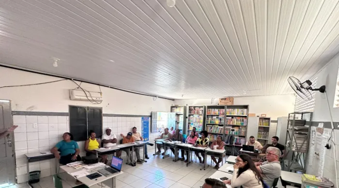 Marisqueiras, pescadores, artesãos e representantes de uma futura associação quilombola no Povoado Crasto participaram do evento / Foto: Ascom Setur