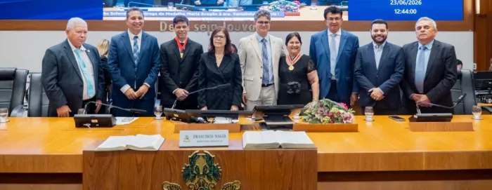 Assembleia homenageia Terezinha Buzar e Rafael Leitão
