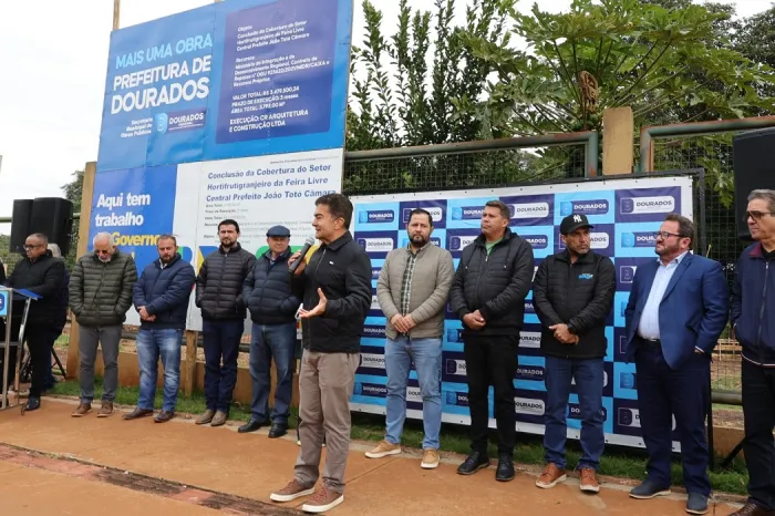 Prefeitura retoma obras do setor hortifrutigranjeiro da Feira Central de Dourados