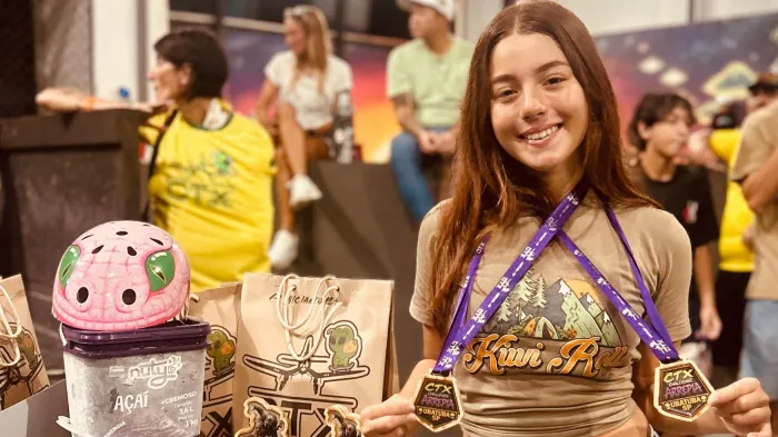 Atleta apoiada pelo Esporte municipal vence dois títulos em Ubatuba