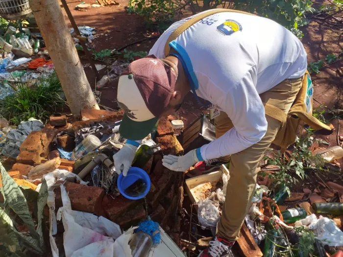 Prefeitura vistoria mais 1.288 imóveis e encontra 4 focos do Aedes aegypti