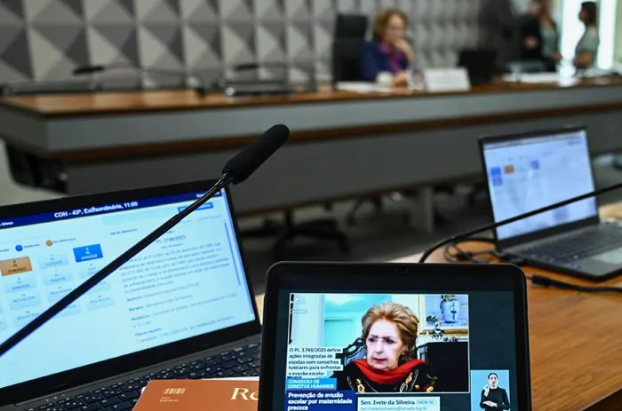Relatora, Ivete da Silveira participou da reunião na CDH por videoconferência - Foto: Saulo Cruz/Agência Senado