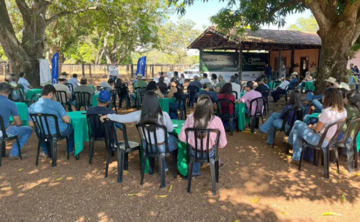 Participantes da Rota da Pecuária conheceram as tecnologias de precisão e os sistemas de produção adotados na Fazenda Santana, em Pium - Foto: Marco Antônio Gama/Governo do Tocantins