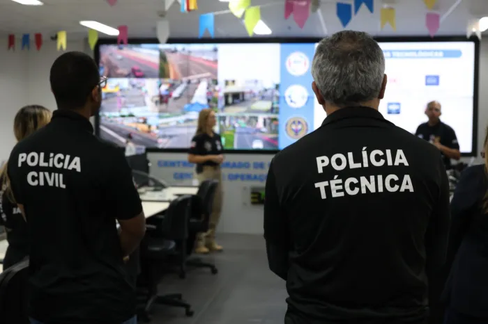 Estrutura reúne Forças de Segurança e setores estratégicos para monitorar ações de prevenção e combate à violência contra a pessoa na Bahia - 25/06/2026 - Fonte/Crédito: Rafael Rodrigues ASCOM SSP