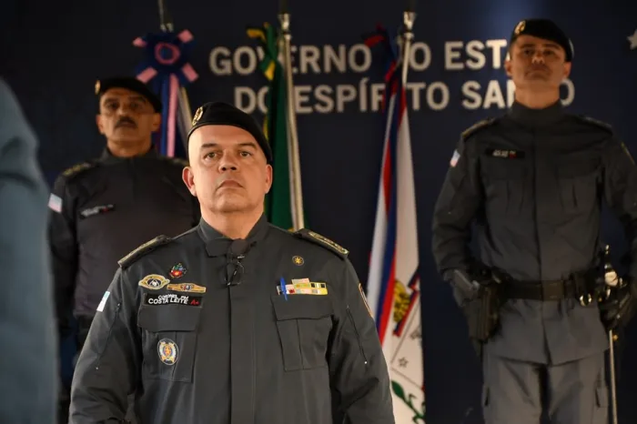 PMES realiza passagem de comando do 1º Batalhão