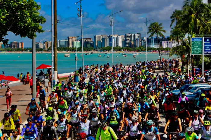 Evento destacou a importância da bicicleta como meio de transporte sustentável e da mobilidade urbana como ferramenta para a construção de cidades ambientalmente responsáveis - Benvau Fon/Ascom IMA