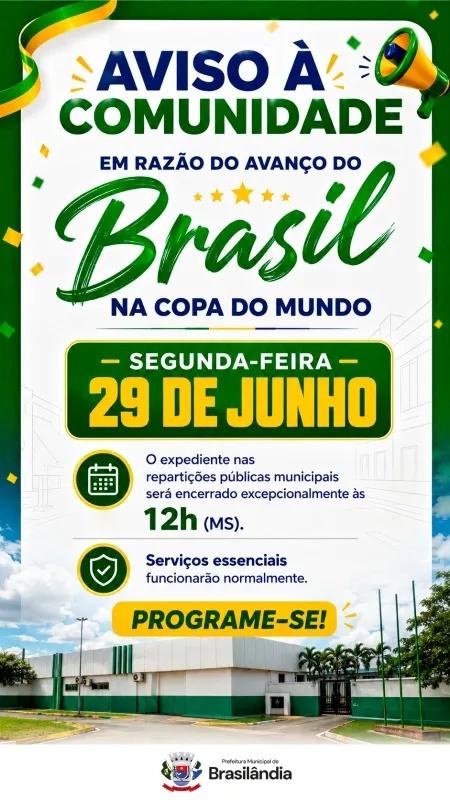 Foto: Reprodução/Prefeitura de Brasilândia - MS