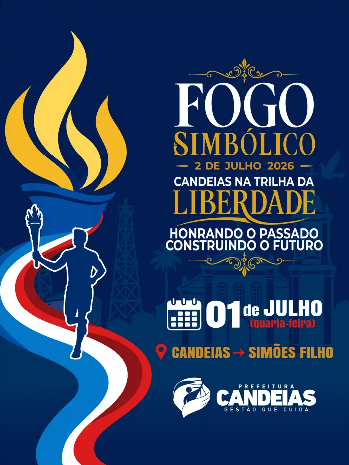 Candeias: Fogo Simbólico chega a Candeias, marcando presença da cidade nas comemorações do 2 de Julho
