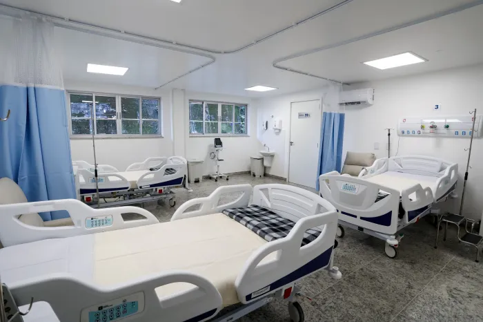 Com capacidade para cerca de 100 internações por mês, novo setor marca reestruturação da unidade. Edu Kapps / SMS