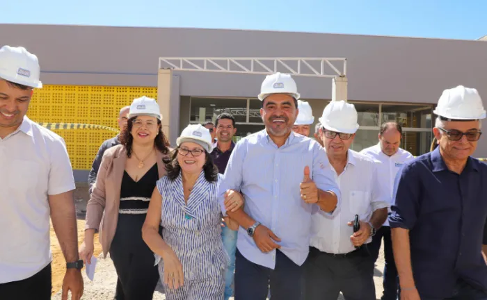 Obra de construção da primeira Escola de Tempo Integral de Luzimangues já alcança 90% de execução - Foto: Antônio Gonçalves/Governo do Tocantins