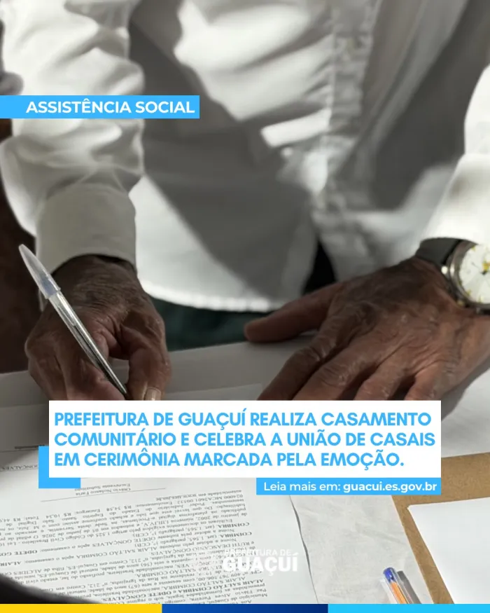 Foto: Reprodução/Prefeitura de Guaçuí - ES