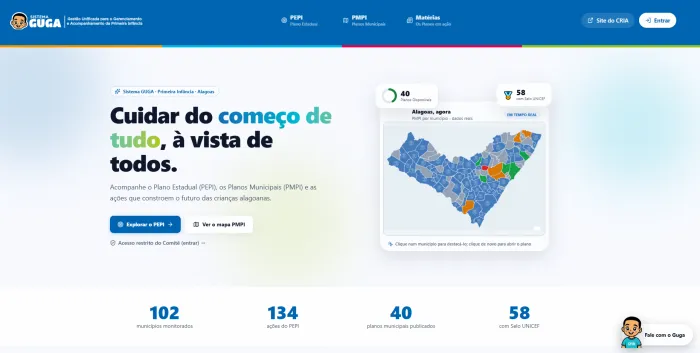 Secria lança sistemas que reúnem inteligência artificial, monitoramento e gestão da primeira infância