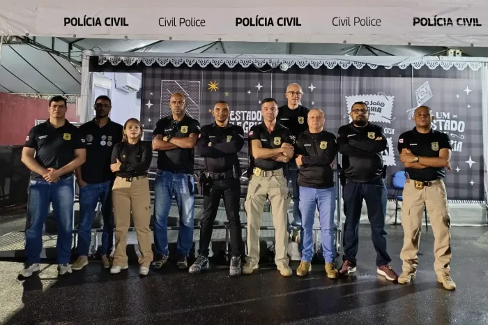 Delegacia Especial de Área funciona no circuito da festa para garantir atendimento ágil à população - 02/07/2026 - Fonte/Crédito: Ascom - PCBA