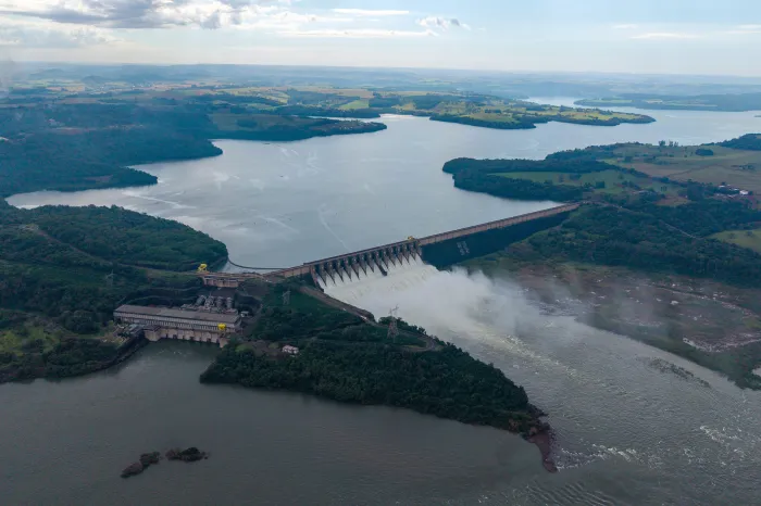 Usina Salto Caxias registra as maiores vazões do ano após chuvas na Bacia do Rio Iguaçu