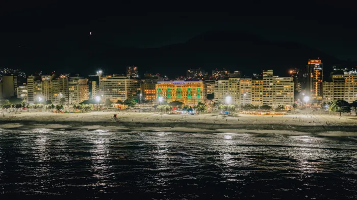 Rio celebra com luz os 14 anos do título de Patrimônio Mundial concedido pela Unesco