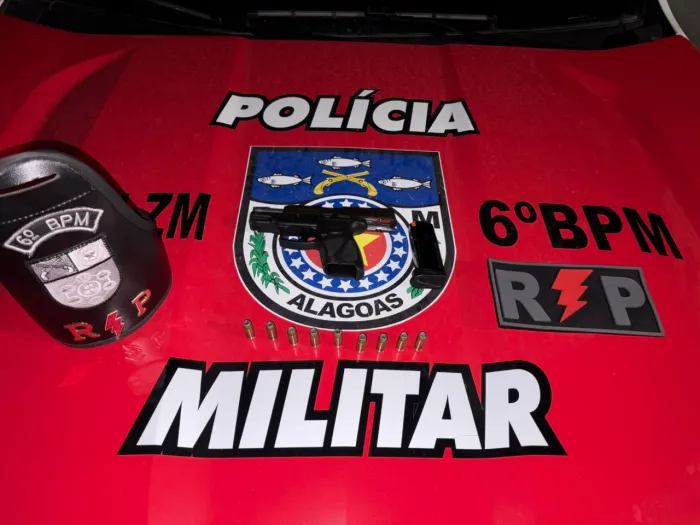 Polícia Militar apreende arma de fogo após denúncia de possível violência doméstica