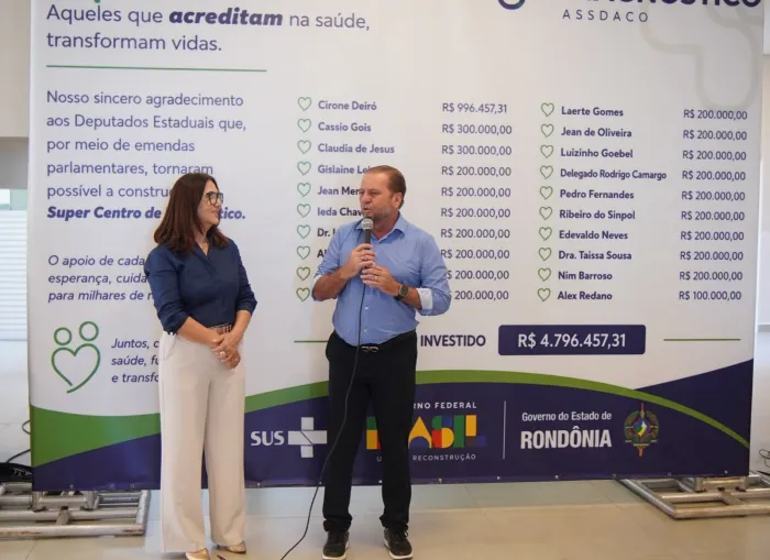  Centro de Diagnóstico anexo ao Hospital São Daniel Comboni está pronto (Foto: Assessoria Parlamentar)